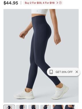 HALARA Tummy Control Pocket Leggings